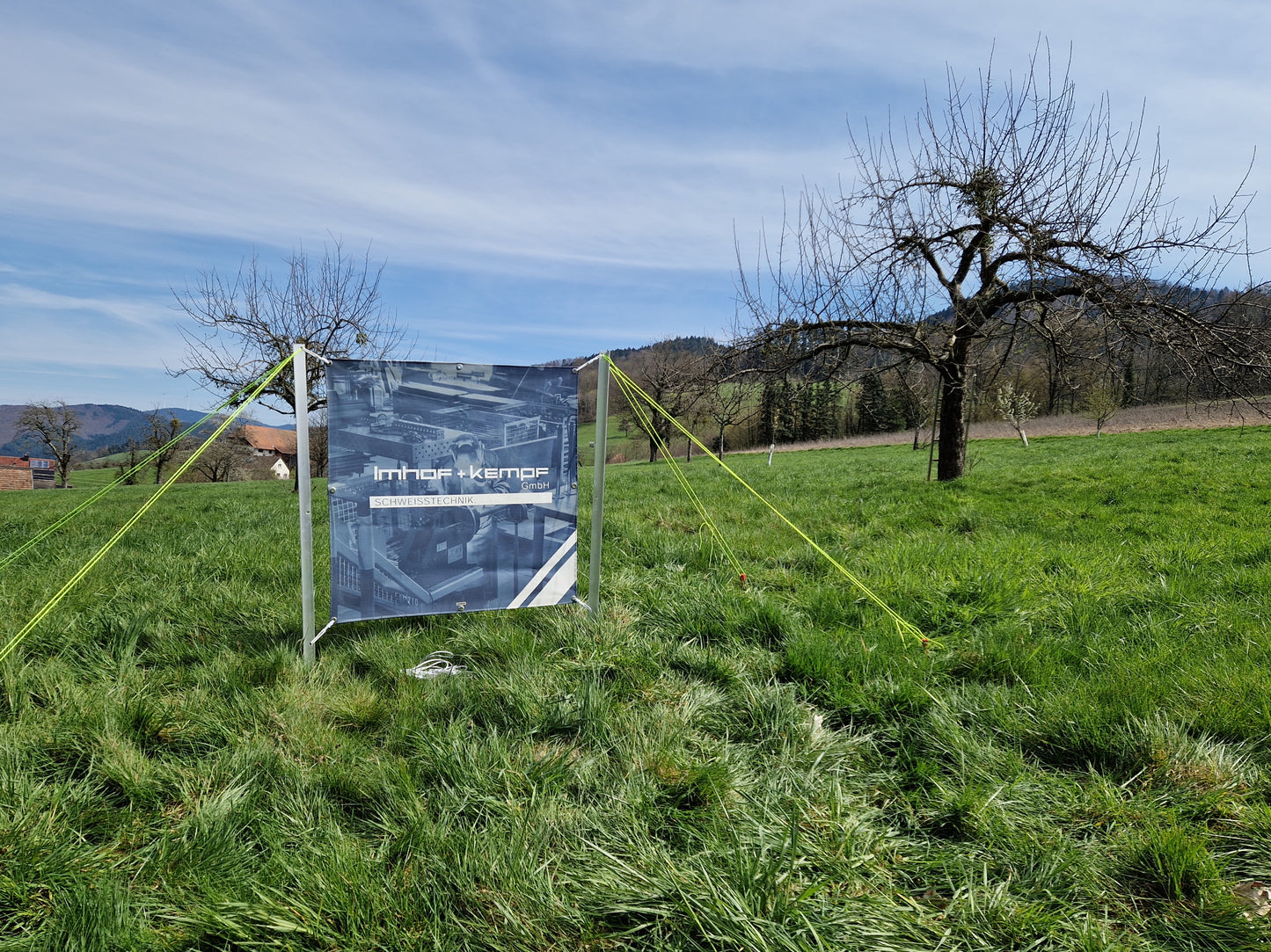 Wiesenaufsteller IK eco - für kleine Banner