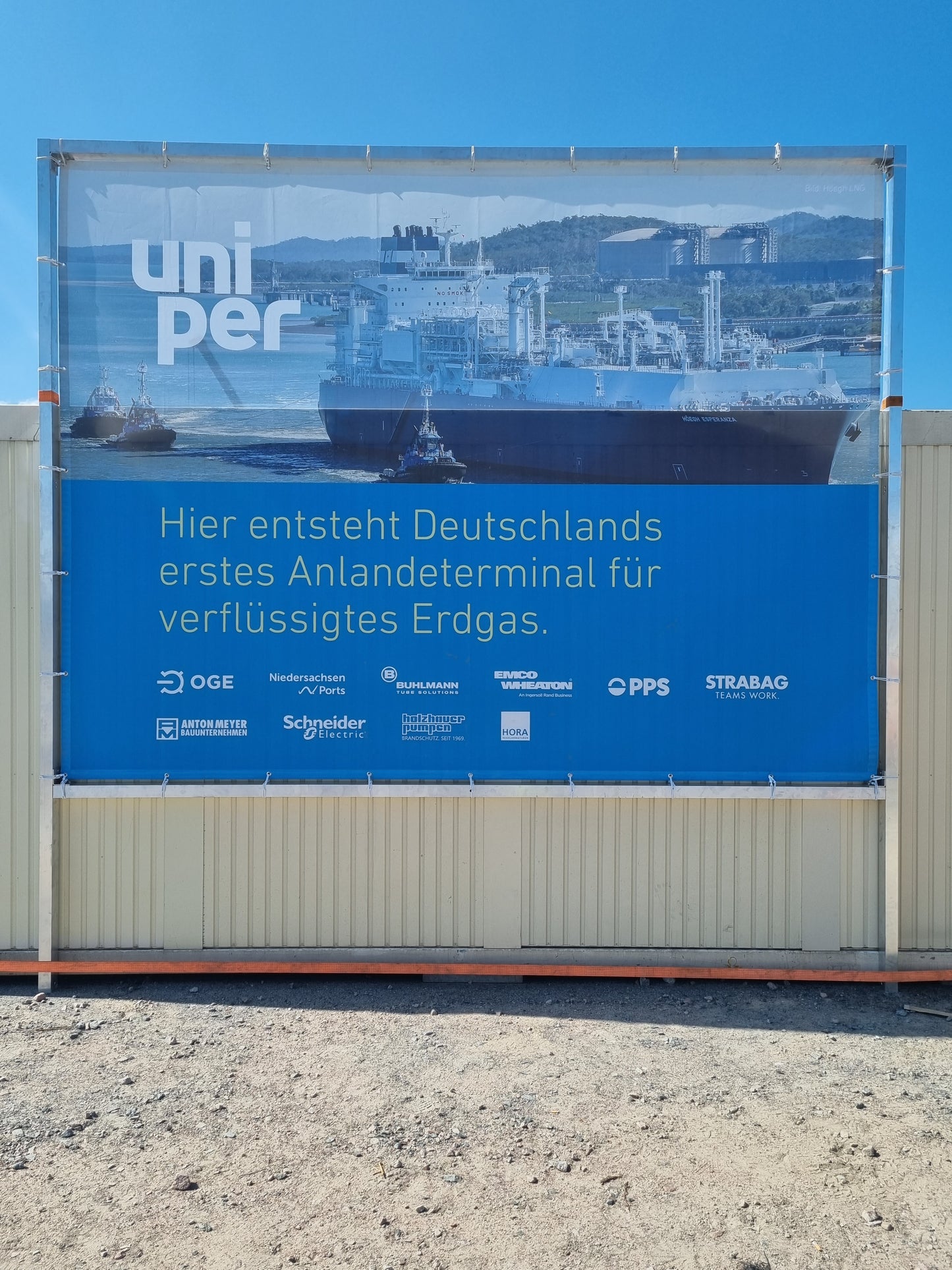 Freistehender Rahmen IK80 für große Banner