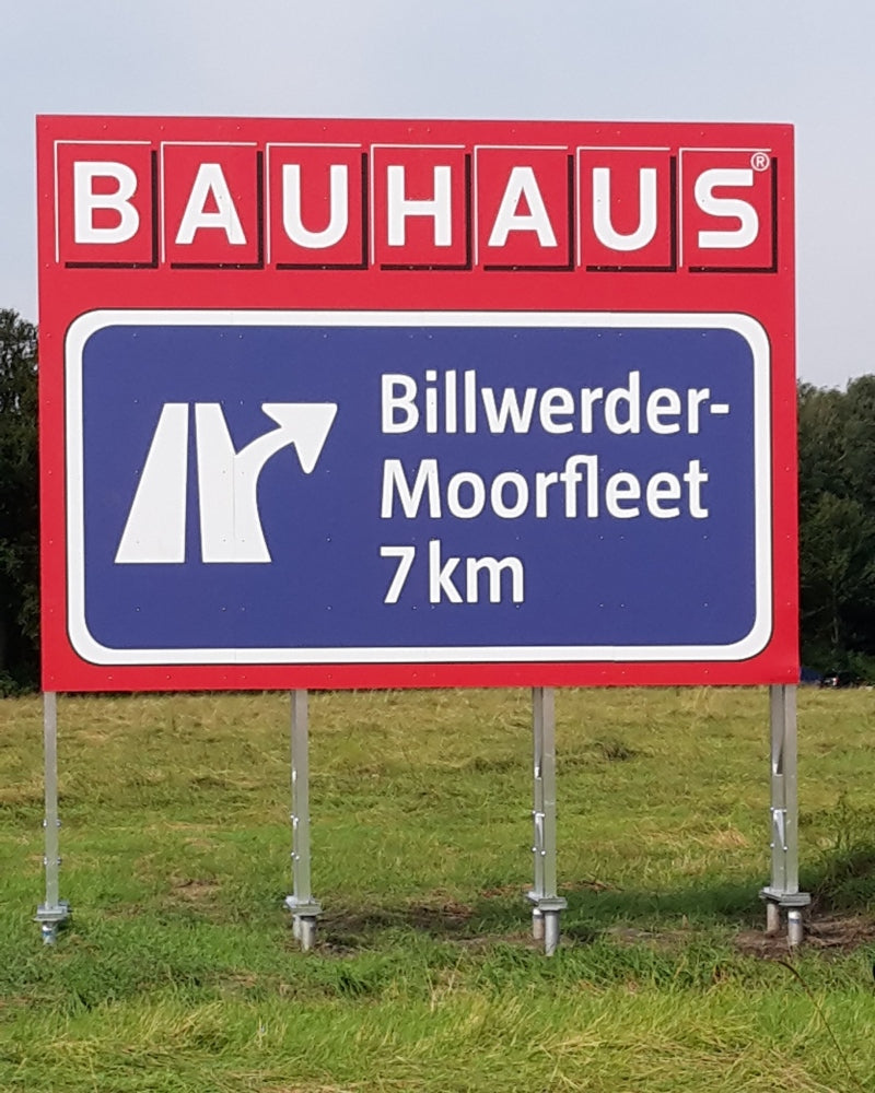 Rahmen IK 400 für große Werbeschilder