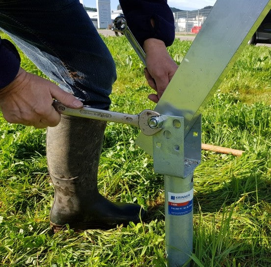 Schraubfundament Typ IK80, 865mm lang