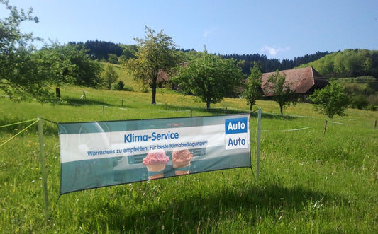 Wiesenaufsteller IK eco - für kleine Banner