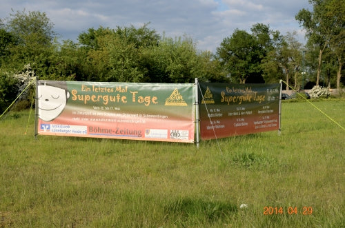 Wiesenaufsteller IK eco - für kleine Banner