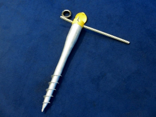 Schraubfundament IK Single für Rundrohr Ø40mm,  550mm lang