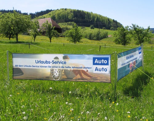 Wiesenaufsteller IK eco - für kleine Banner